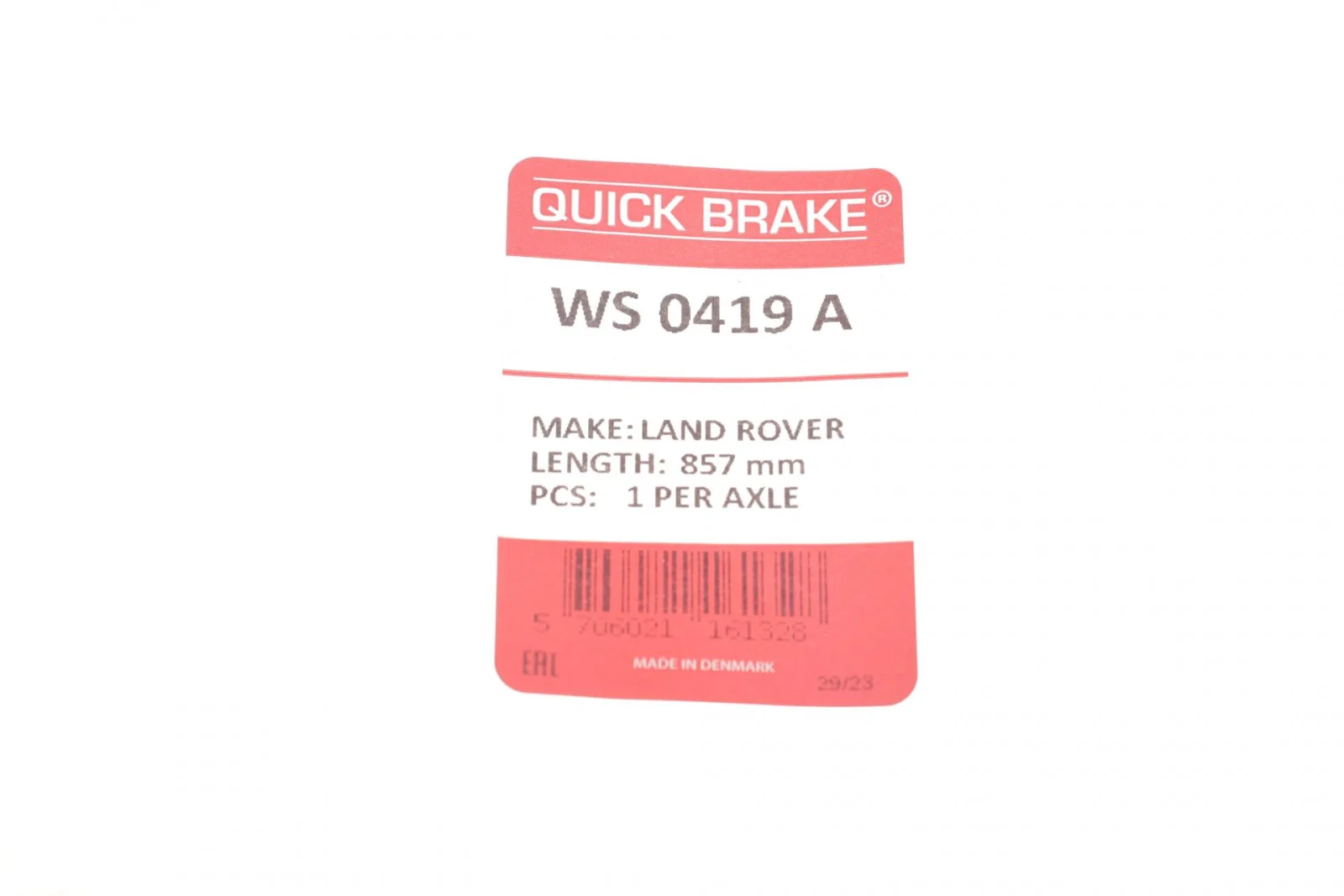 Датчик зносу гальмівних колодок (задніх) Land Rover Discovery Sport 2.0/2.0D/2.2D 14- (L=857mm)